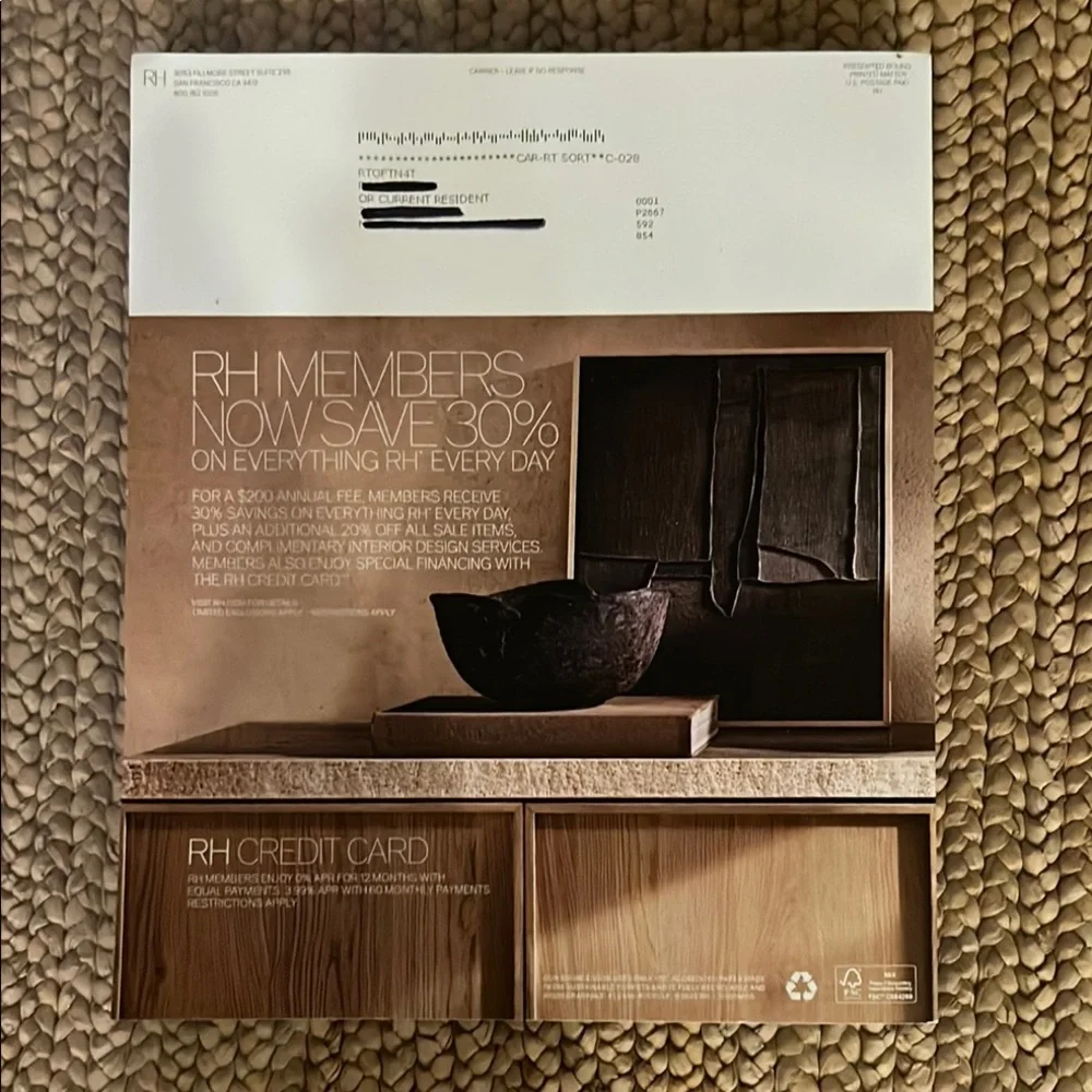 Restoration Hardware Catalogue 2025